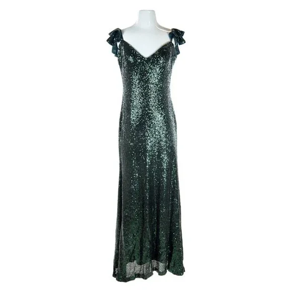 Theia | Dresses | Theia Gown 2 Green | Poshmark